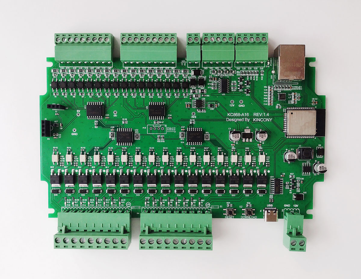 Kincony KC868-A16 PCB
